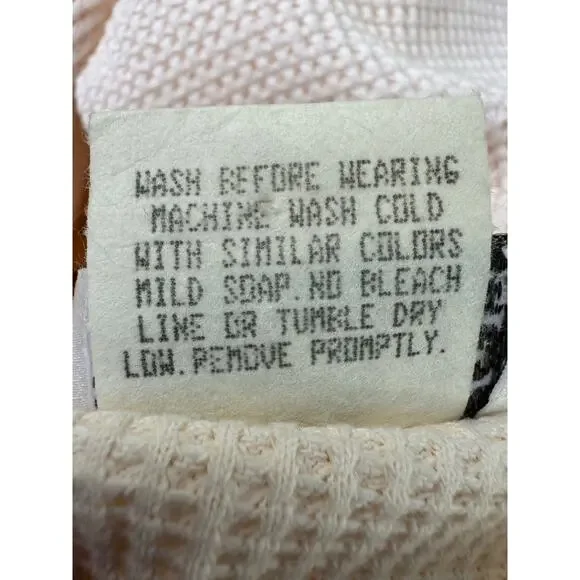 Vintage E.D. Lee Waffle Knit Dress Size Medium Made in the USA - Picture 8 of 8